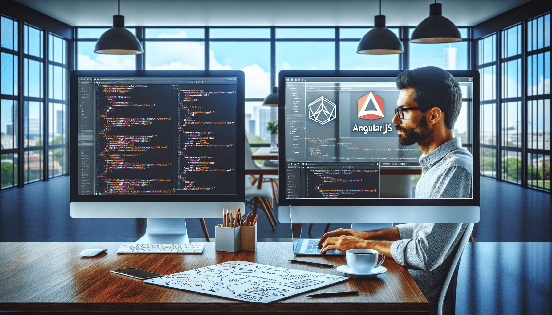 AngularJS app development