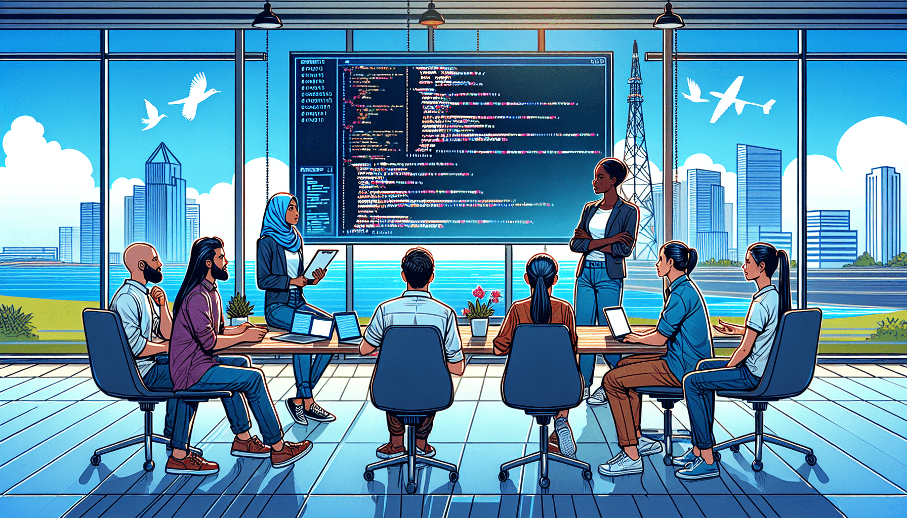 Offshore front-end development