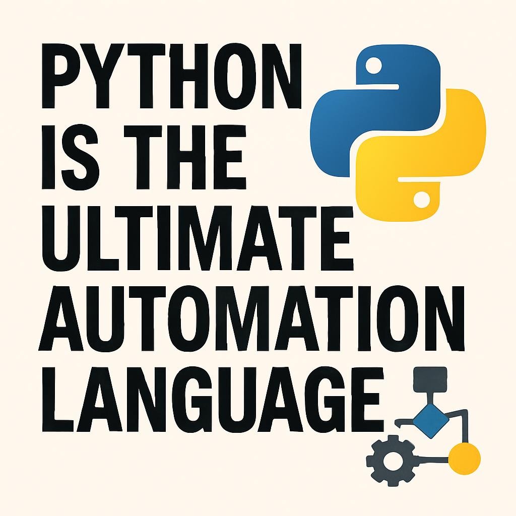 Python Is the Ultimate Automation Language