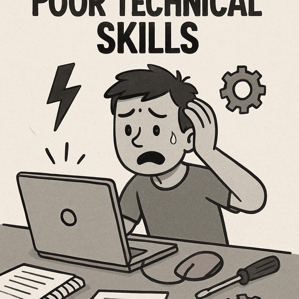 Getting First Coding Client: 10 Mistakes to Avoid 4 Poor Technical Skills