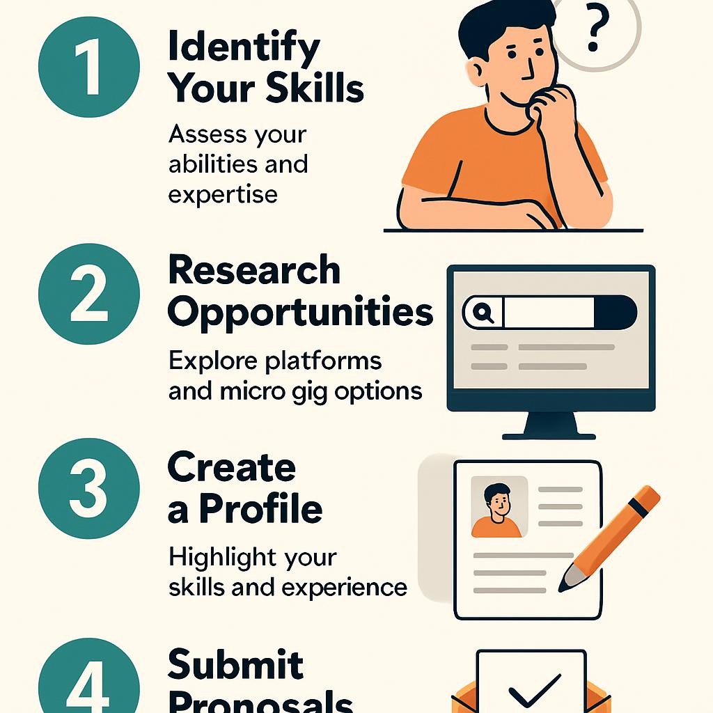 Step-by-Step Guide to Landing Your First Micro Gig