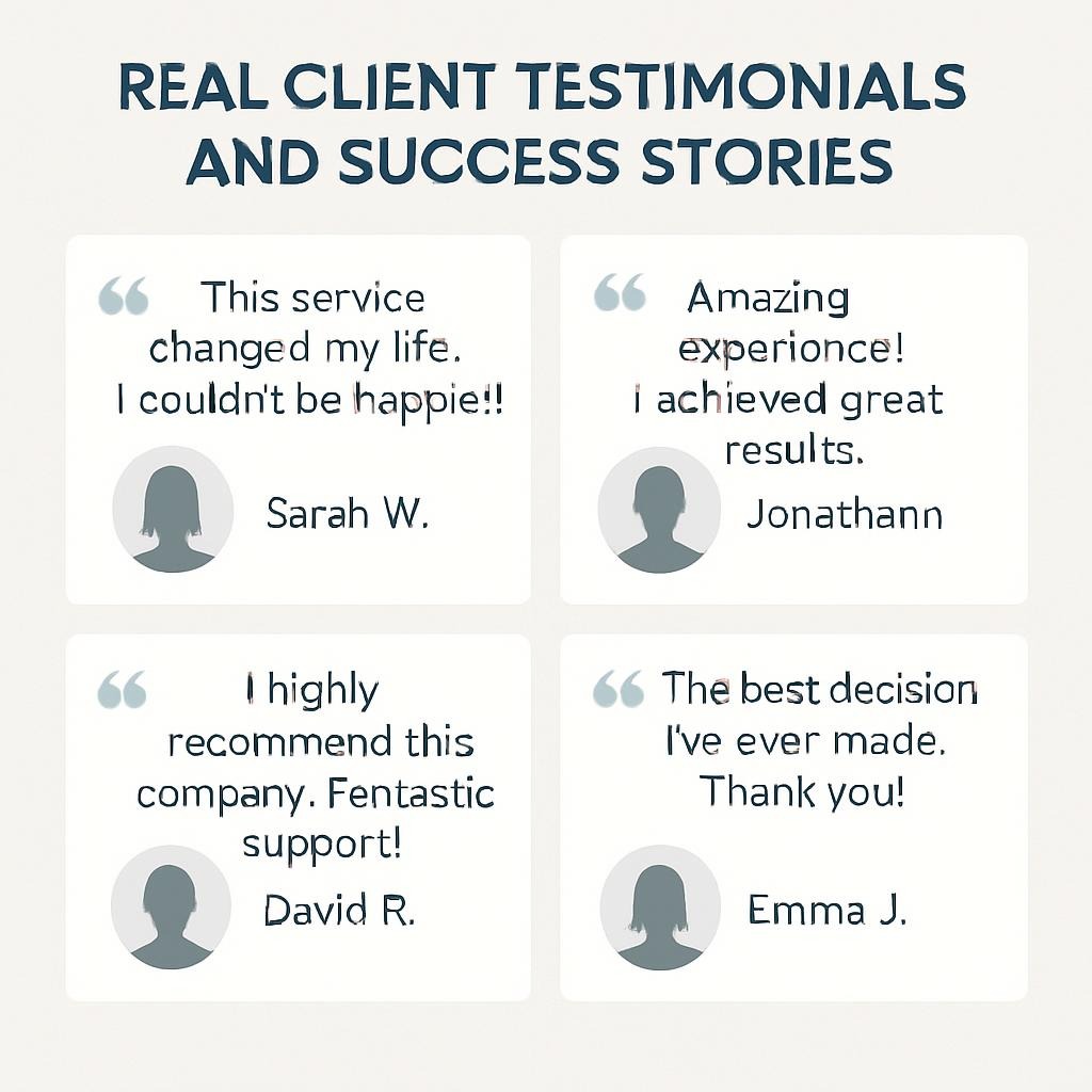 Real Client Testimonials and Success Stories