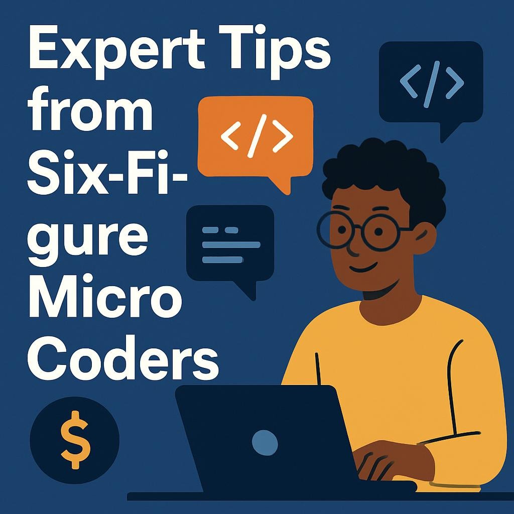 Expert Tips from Six-Figure Micro Coders
