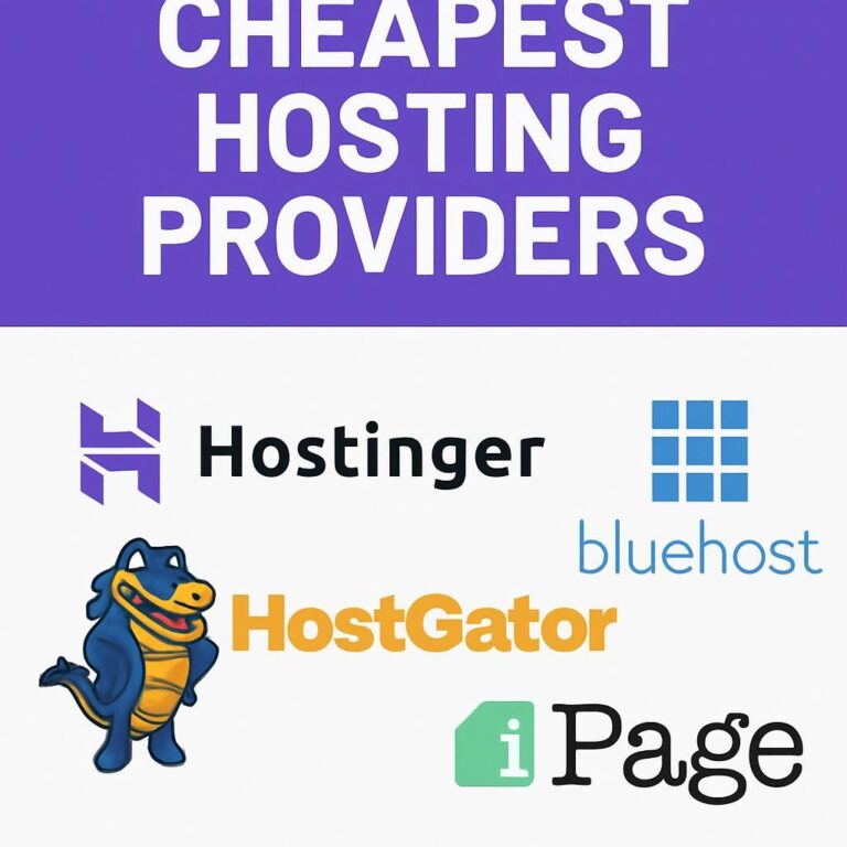 Cheapest Hosting Providers