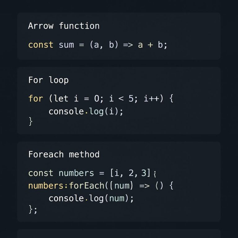 JS Snippets
