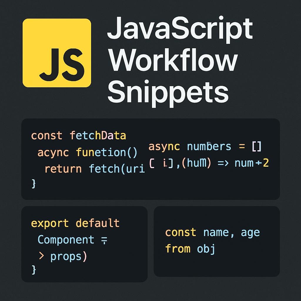 JavaScript Workflow Snippets