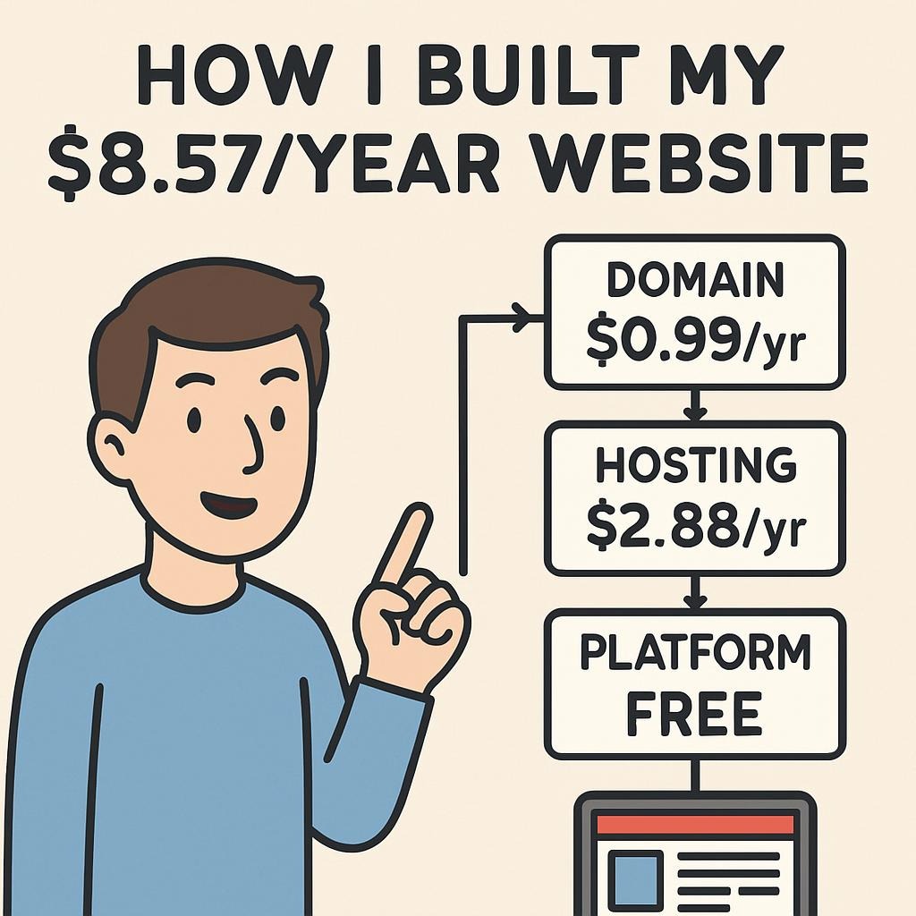 How I Built a Fast Website for Under $10/Year in 2025: A Complete Guide to Lightning-Fast, Budget-Friendly Web Development 4 How I Built My $8.57/Year Website