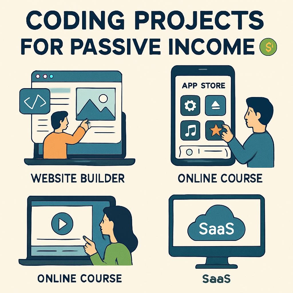 Top 10 Simple Coding Projects for Passive Income in 2025: Earn $1,000/Month Without Burning Out 13 Coding Projects for Passive Income