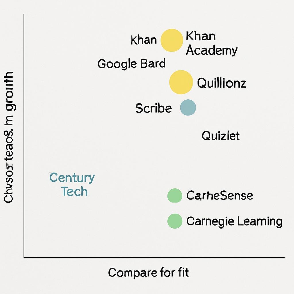 Top AI in Education Tools (2025) Legend: Cursor leads in growth; compare for fit