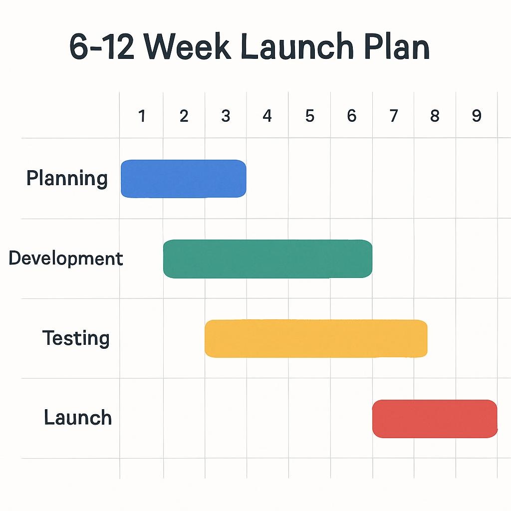 6–12 Week Launch Plan
