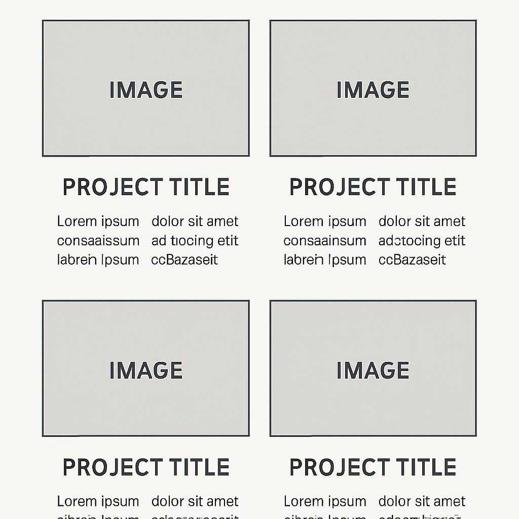 The Portfolio Layout Formula That Landed 3 Interviews in One Week 1 Portfolio Layout Formula