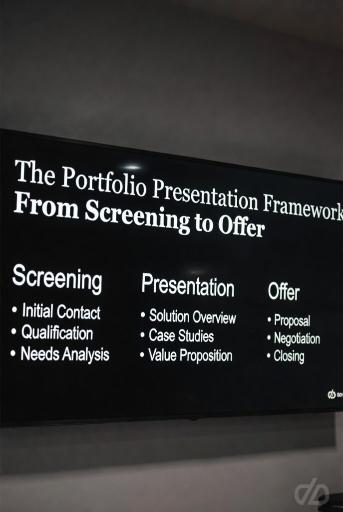 The Portfolio Presentation Framework: From Screening to Offer 4 The Portfolio Presentation Framework - 3
