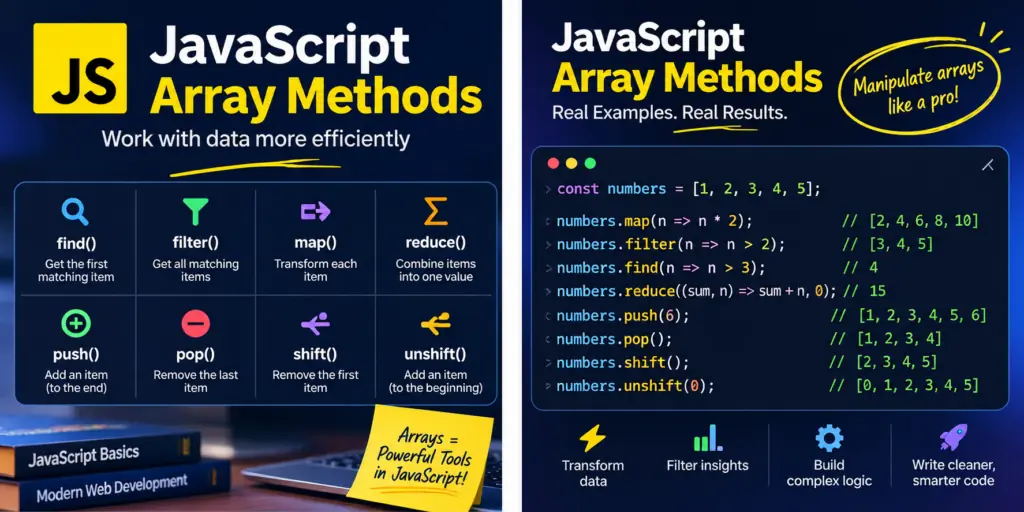 JavaScript Array Methods Cheat Sheet: map, filter, reduce & More 2 Map